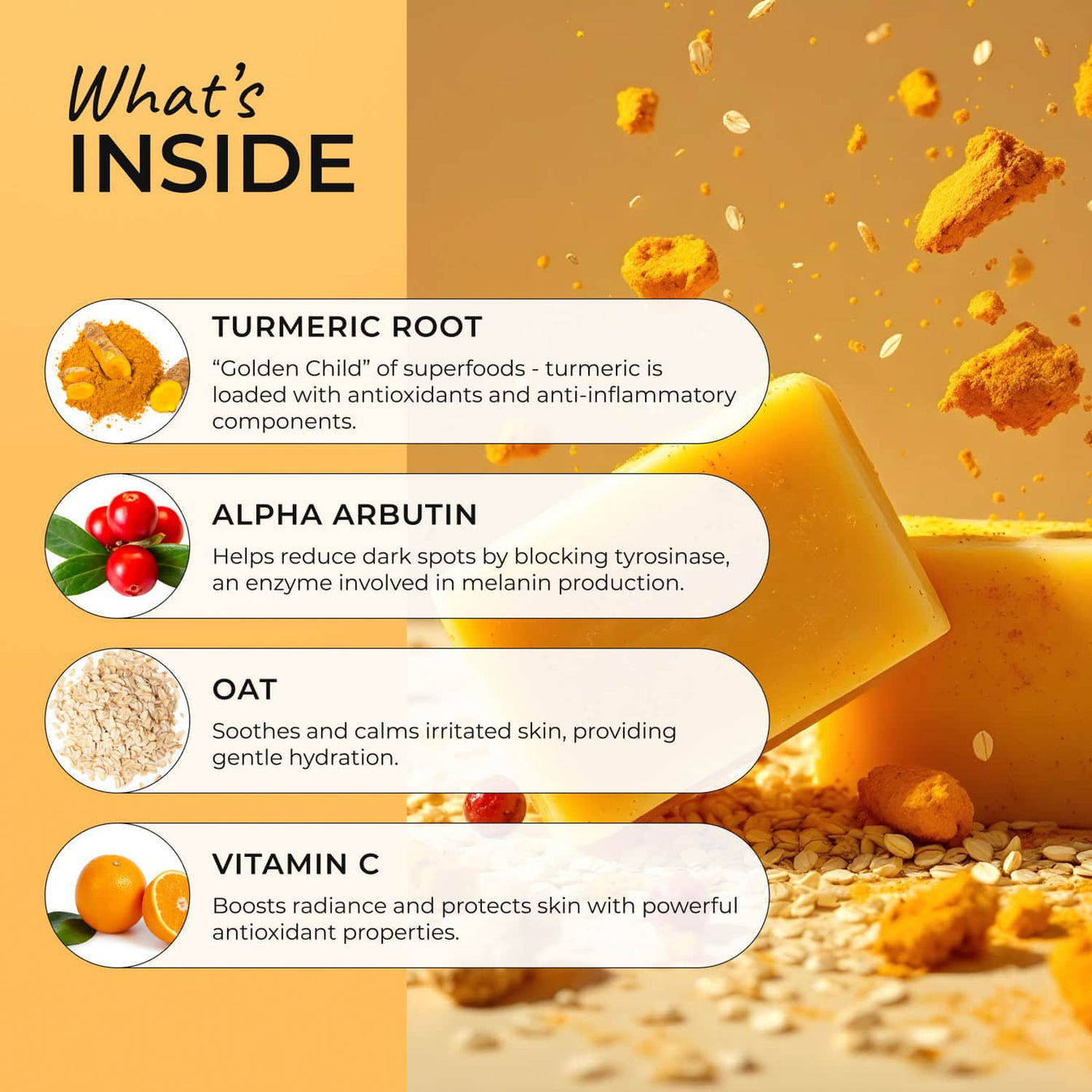 Brightening Lemon Turmeric & Kojic Acid Soap