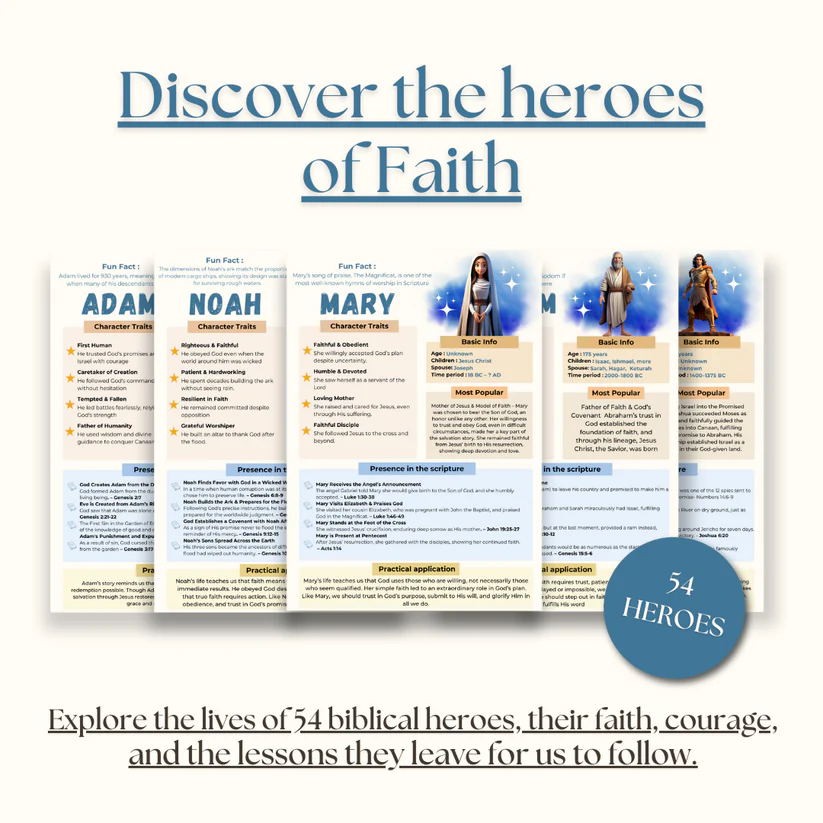 Heroes of Faith summaries