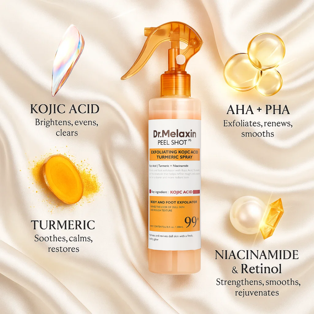 Full Body Exfoliating Peel Shot Spray – For Soft, Smooth Skin